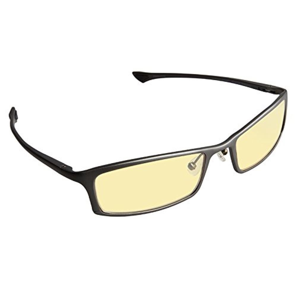 GUNNAR Gaming & Computer Eyewear Phenom Graphite Amber Tint Blue Light Block